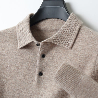Men’s Cashmere Polo Shirt | Soft & Lightweight