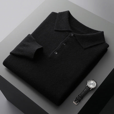 Men’s Cashmere Polo Shirt | Soft & Lightweight