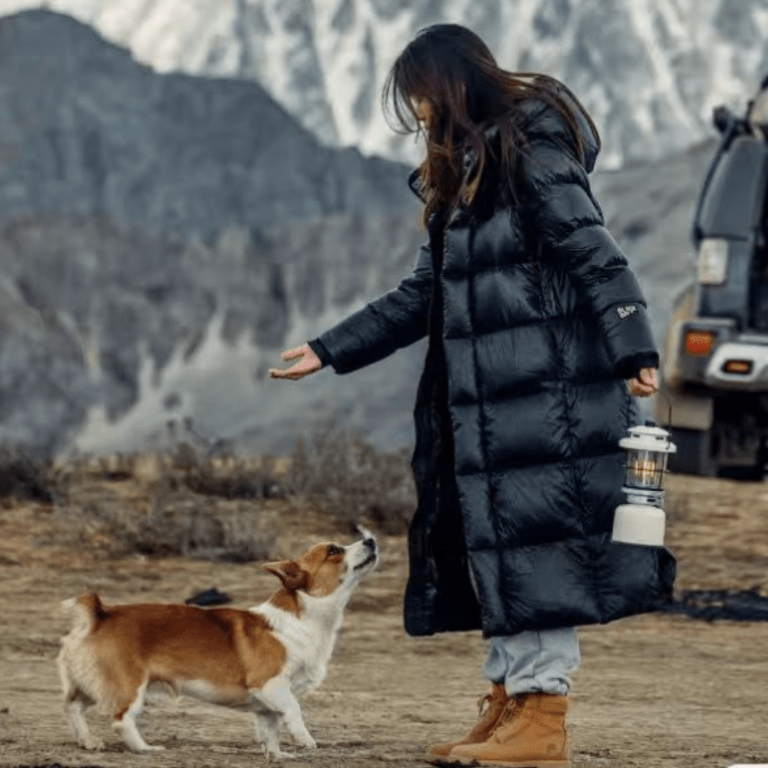 Women’s Down Winter Jacket | Warm Waterproof Hooded Coat