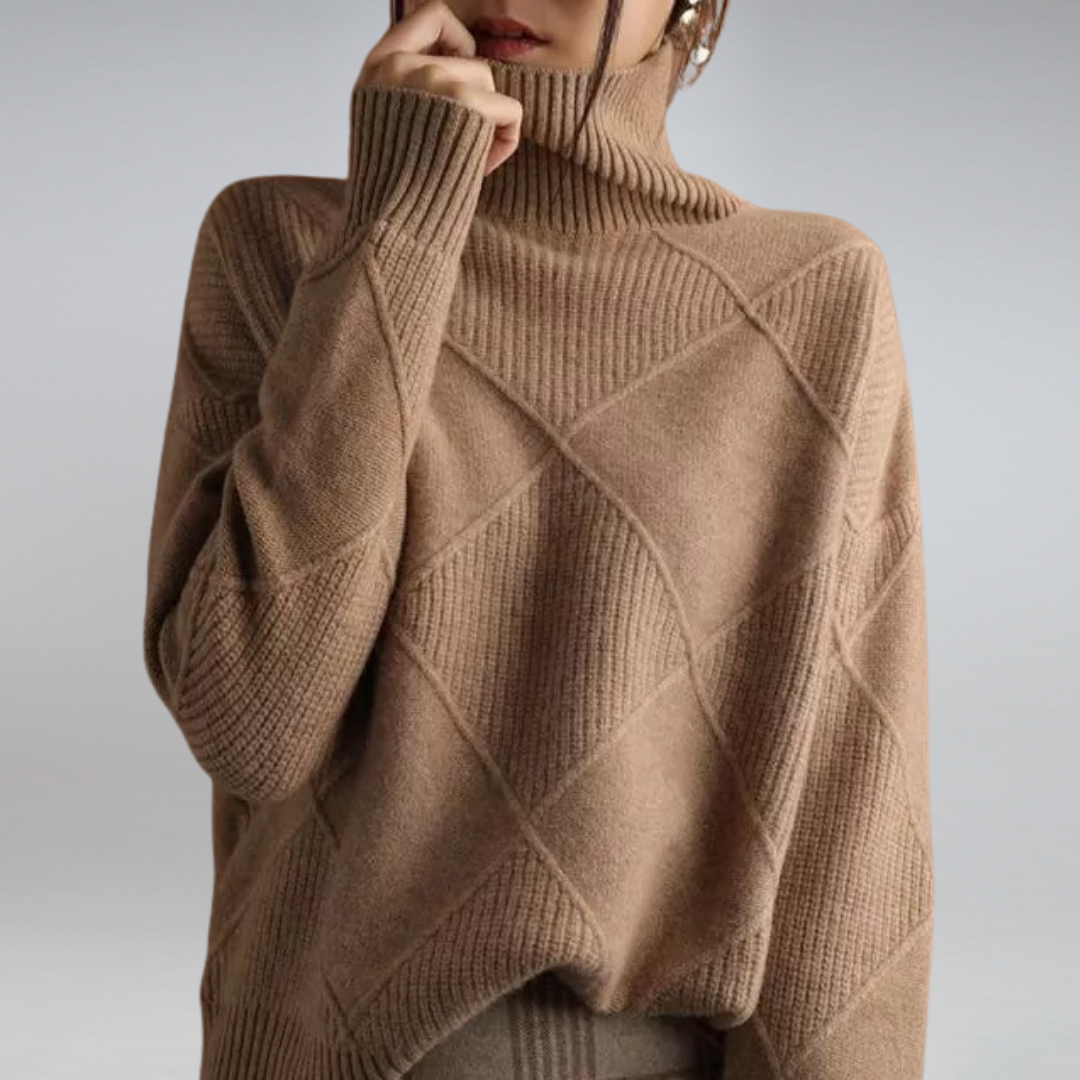 Women’s Cashmere Turtleneck Jumper | Soft & Warm Knit