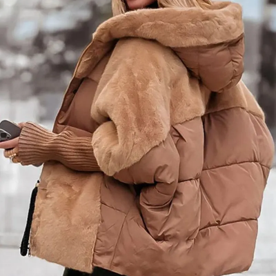 Women’s Bomber Jacket with Hood | Casual Zip Up Outerwear