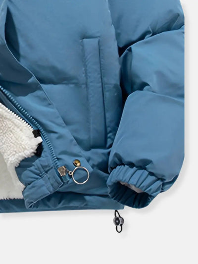 Women’s Warm Winter Jacket | Zip Up Padded Coat