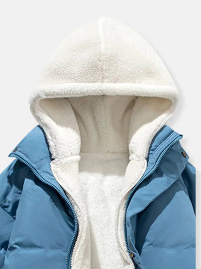 Women’s Warm Winter Jacket | Zip Up Padded Coat