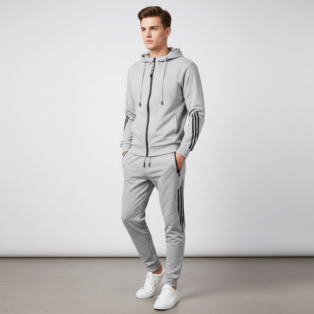 Men’s Tracksuit Set | Zip Up Hoodie & Joggers