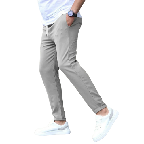 Men’s Stretch Trousers | Slim Fit Casual Pants