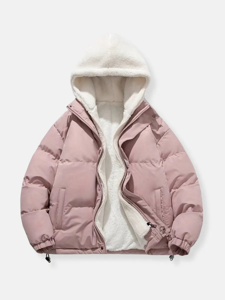Women’s Warm Winter Jacket | Zip Up Padded Coat