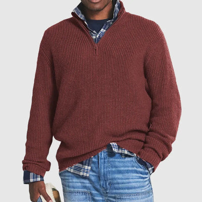 Men’s Knitted Sweater | Soft Cotton Crew Neck