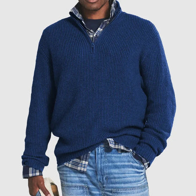 Men’s Knitted Sweater | Soft Cotton Crew Neck