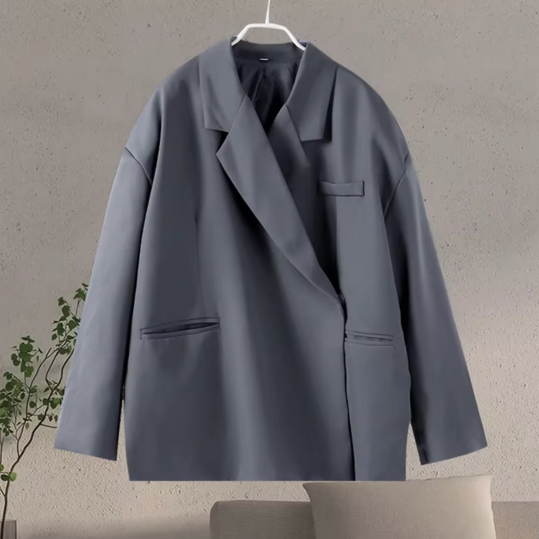 Women’s Oversized Blazer | Trendy Long Sleeve Suit Jacket