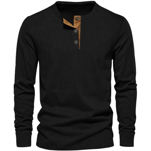 Men’s Long Sleeve T-Shirt | Soft Cotton Casual Top