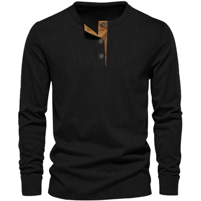 Men’s Long Sleeve T-Shirt | Soft Cotton Casual Top