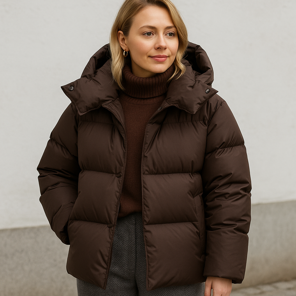Women’s Padded Winter Coat | Warm Hooded Quilted Jacket