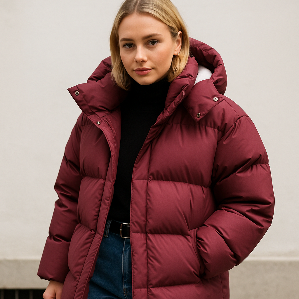Women’s Padded Winter Coat | Warm Hooded Quilted Jacket
