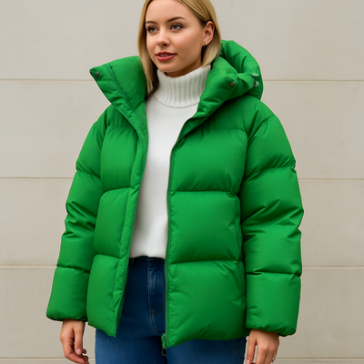 Women’s Padded Winter Coat | Warm Hooded Quilted Jacket