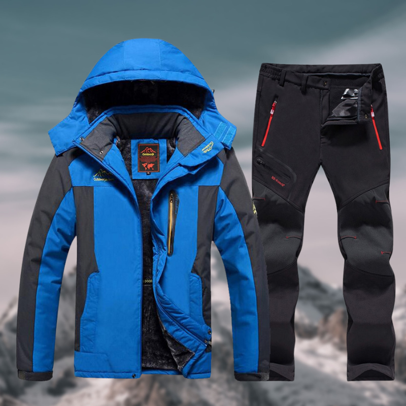 Men’s Waterproof Winter Set | Windproof Jacket & Trousers