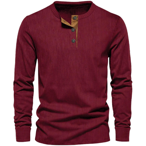 Men’s Long Sleeve T-Shirt | Soft Cotton Casual Top
