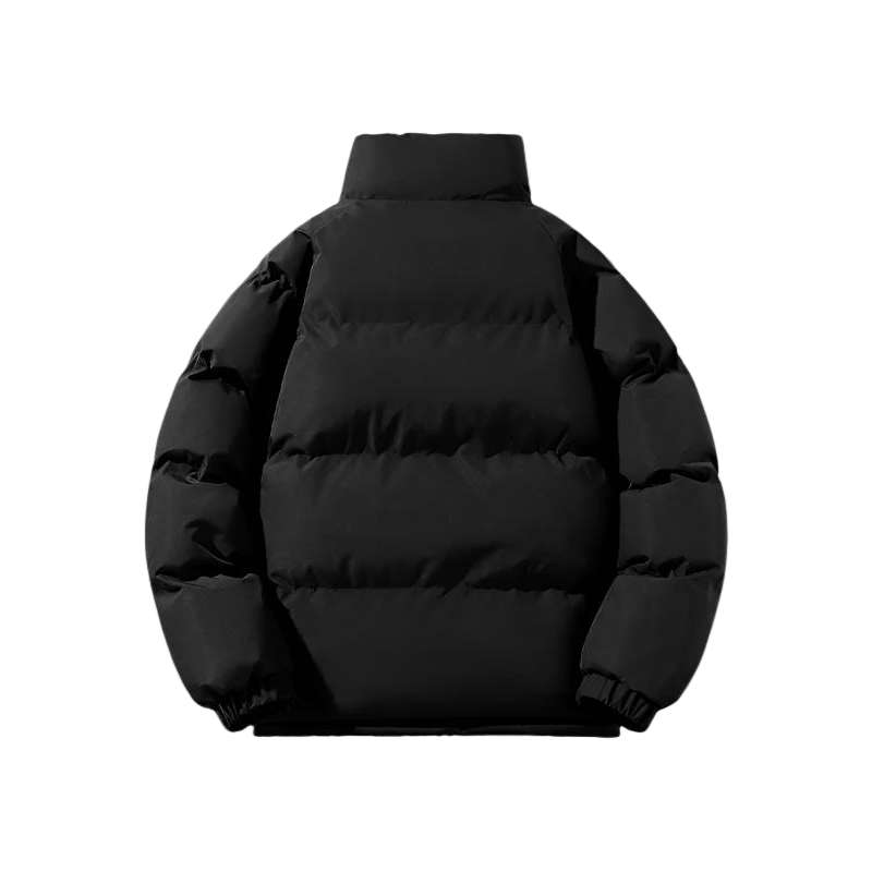 Men’s Fleece Lined Puffer Jacket | Warm Windproof Winter Coat