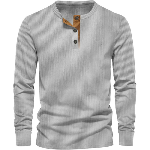 Men’s Long Sleeve T-Shirt | Soft Cotton Casual Top
