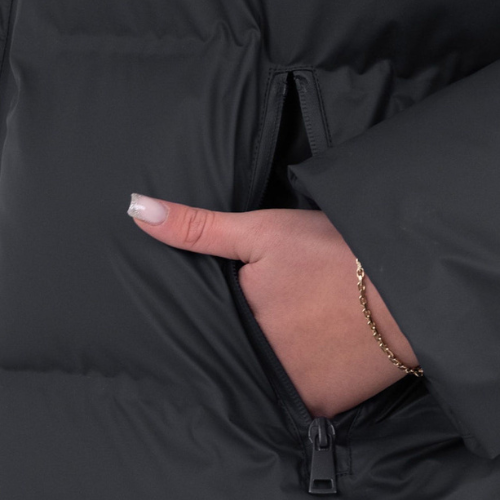 Women’s Black Down Jacket with Hood | Warm & Lightweight