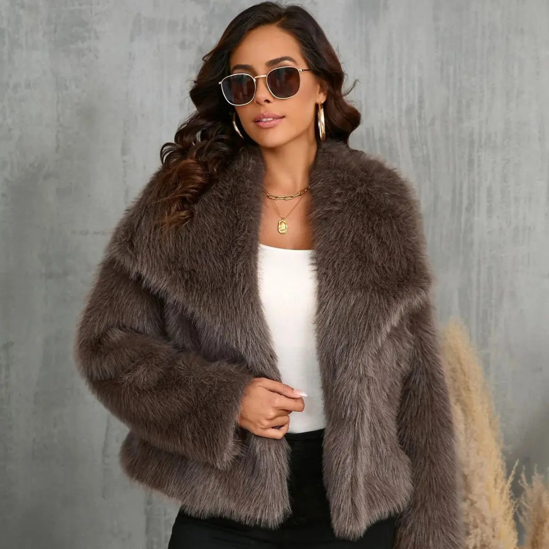 Women’s Faux Fur Coat | Soft Warm Long Winter Jacket