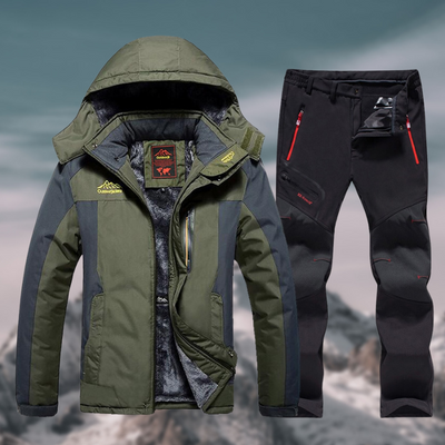 Men’s Waterproof Winter Set | Windproof Jacket & Trousers