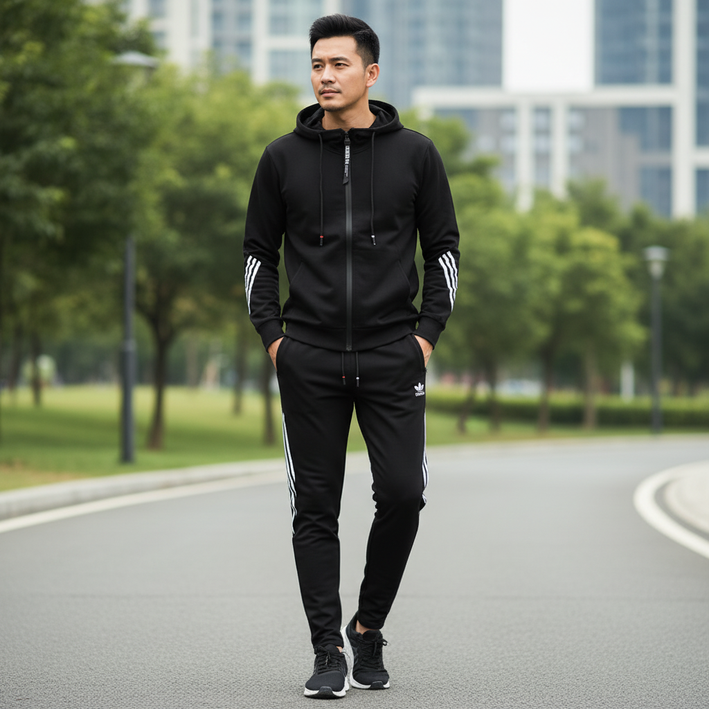 Men’s Tracksuit Set | Zip Up Hoodie & Joggers