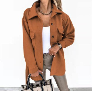 Women’s Wool Blend Coat | Tailored Long Elegant Jacket