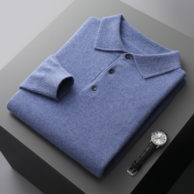 Men’s Cashmere Polo Shirt | Soft & Lightweight