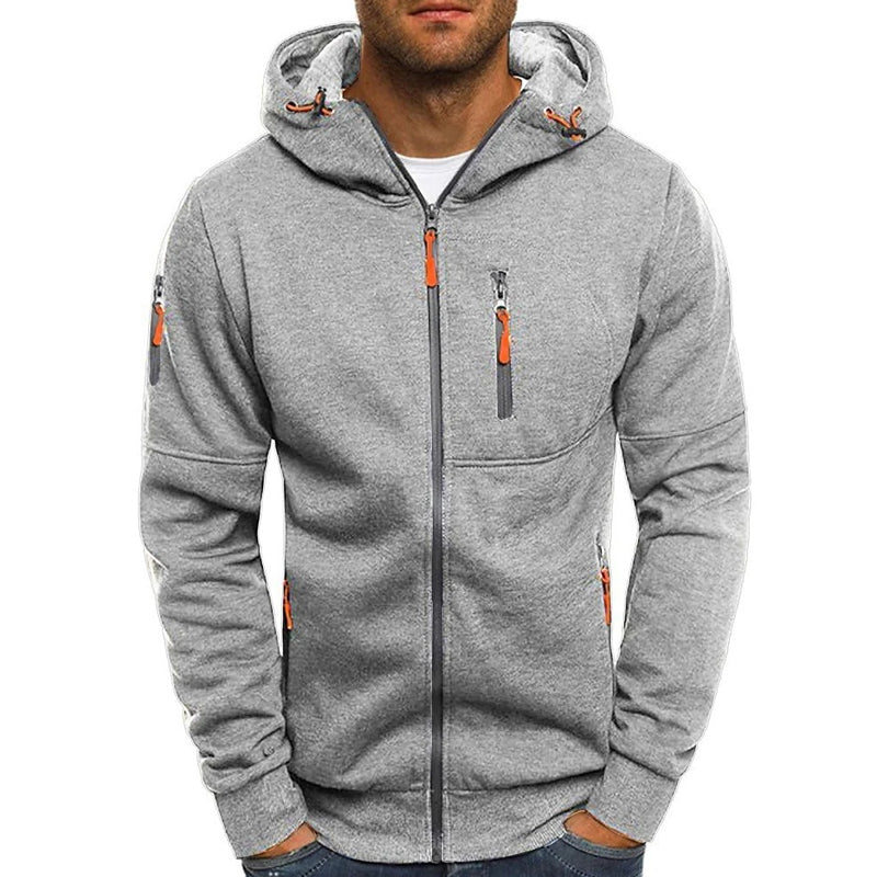 Men’s Hoodie Sweatshirt Jacket | Zip Up Casual Style