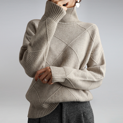 Women’s Cashmere Turtleneck Jumper | Soft & Warm Knit