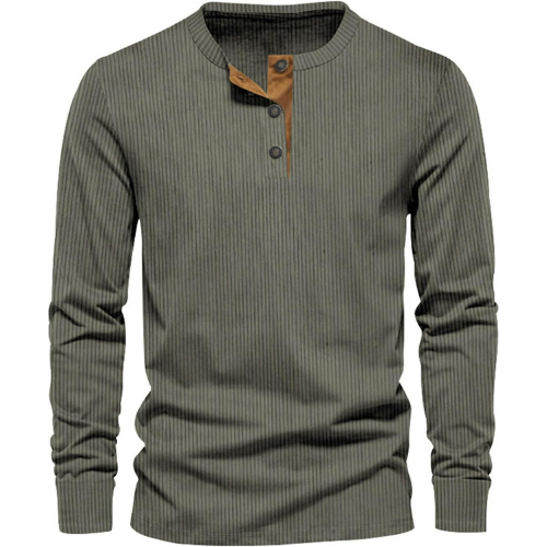 Men’s Long Sleeve T-Shirt | Soft Cotton Casual Top