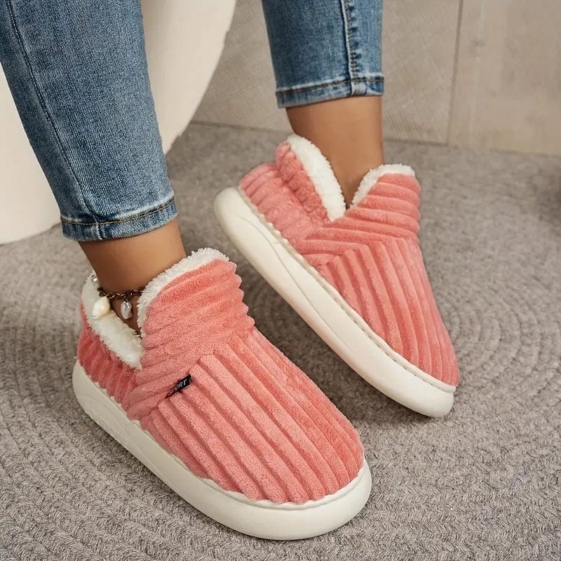 Women’s Plush Slippers | Soft Warm Indoor Shoes