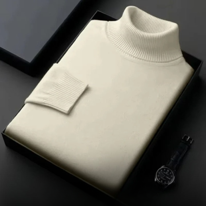 Men’s Cashmere Turtleneck Jumper | Classic & Soft Pullover
