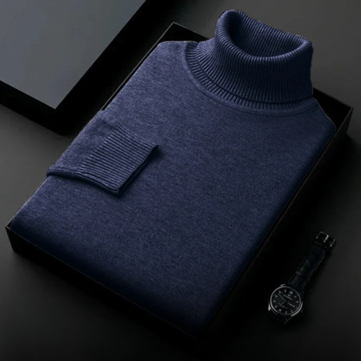 Men’s Cashmere Turtleneck Jumper | Classic & Soft Pullover