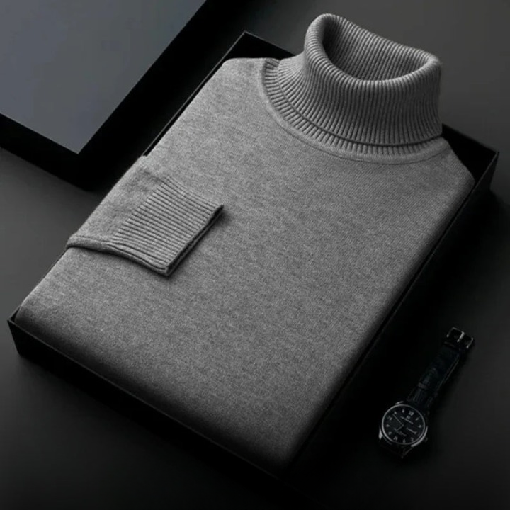 Men’s Cashmere Turtleneck Jumper | Classic & Soft Pullover