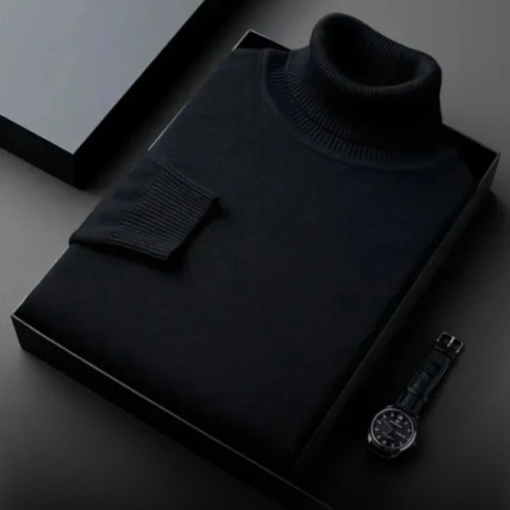 Men’s Cashmere Turtleneck Jumper | Classic & Soft Pullover
