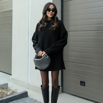 Women’s Knit Co-ord Set | Long Sleeve Top & Skirt