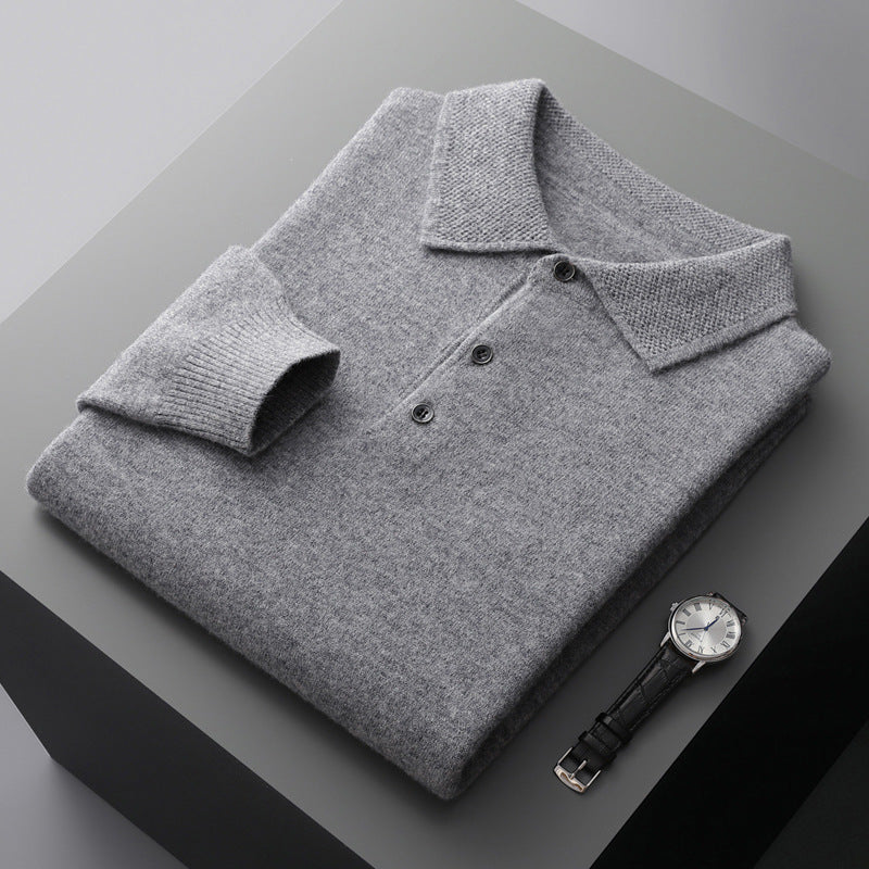 Men’s Cashmere Polo Shirt | Soft & Lightweight
