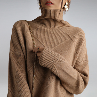 Women’s Cashmere Turtleneck Jumper | Soft & Warm Knit