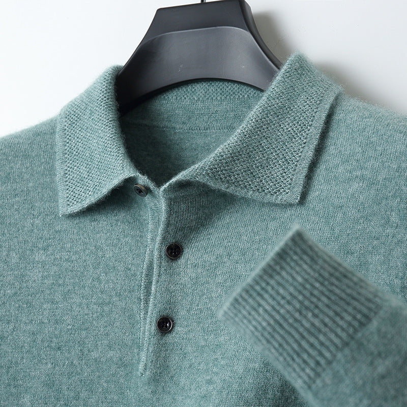 Men’s Cashmere Polo Shirt | Soft & Lightweight