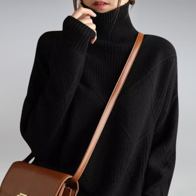 Women’s Cashmere Turtleneck Jumper | Soft & Warm Knit