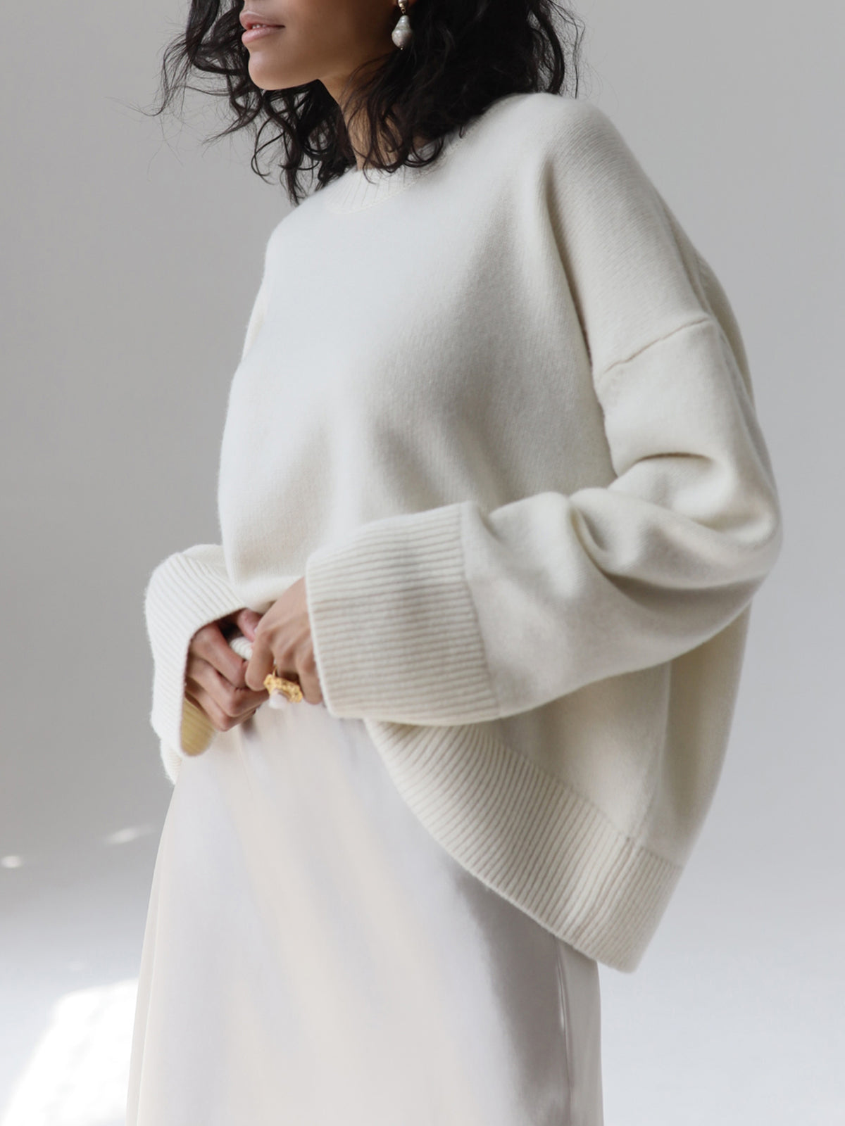 Women’s Oversized Sweater | Soft Knit Pullover