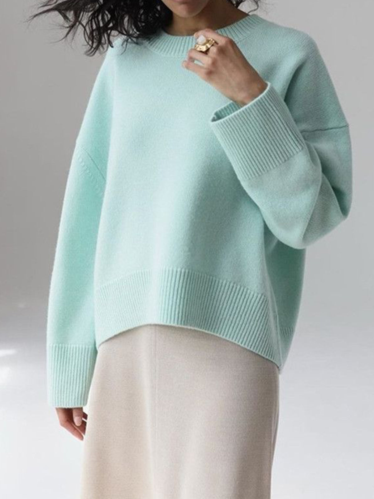 Women’s Oversized Sweater | Soft Knit Pullover