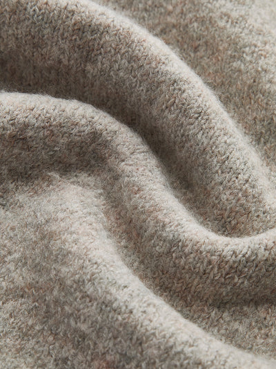 Women’s Wool Crewneck Sweater | Drop Shoulder Knit Pullover