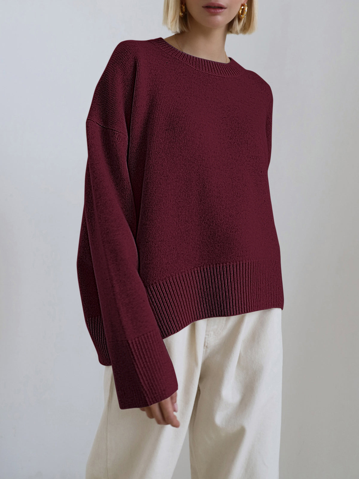 Women’s Oversized Sweater | Soft Knit Pullover