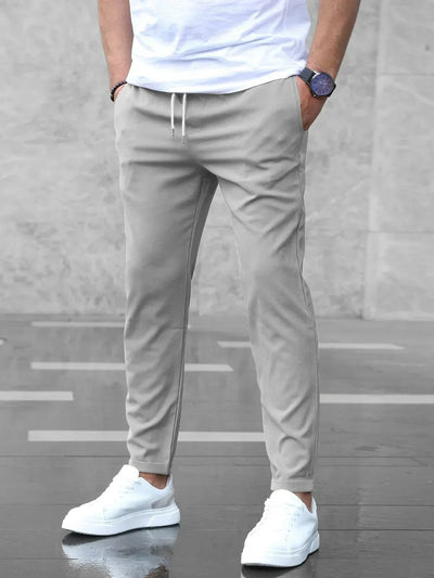 Men’s Stretch Trousers | Slim Fit Casual Pants
