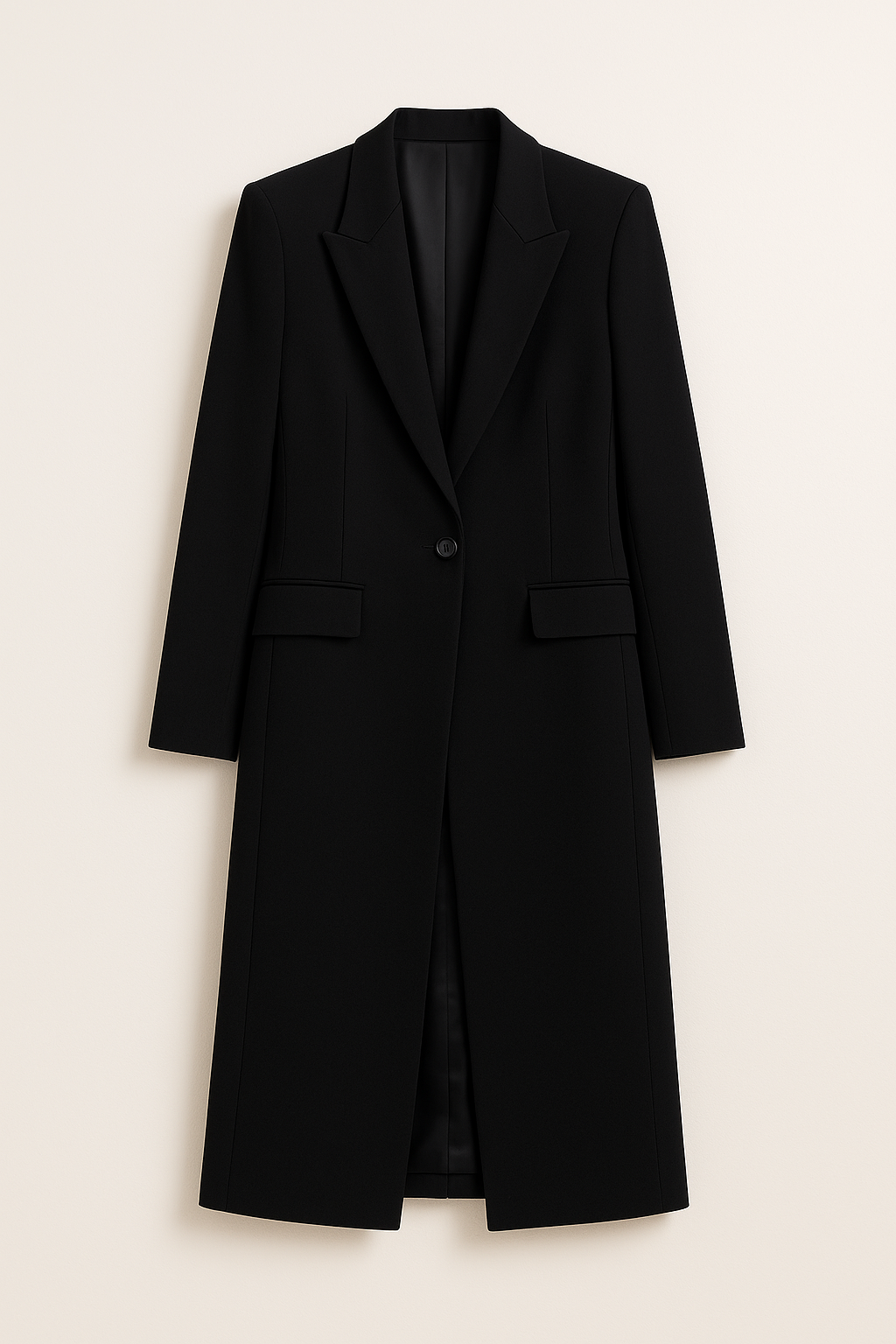 Women’s Long Wool Trench Coat | Classic Belted Winter Jacket