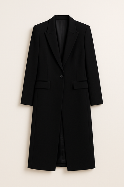 Women’s Long Wool Trench Coat | Classic Belted Winter Jacket