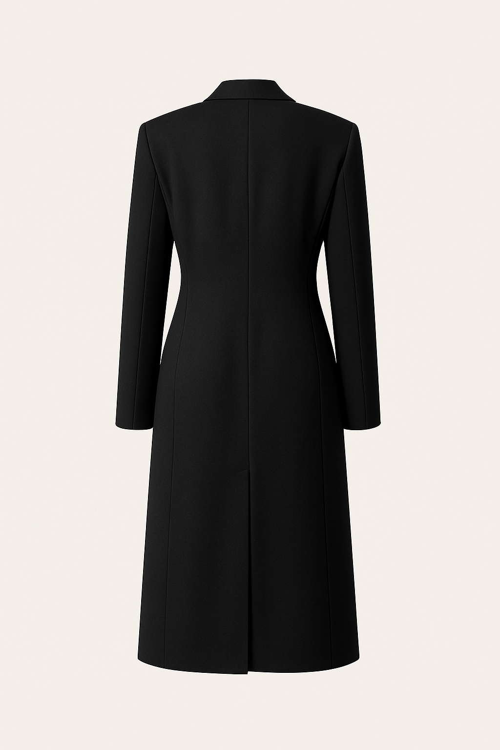Women’s Long Wool Trench Coat | Classic Belted Winter Jacket