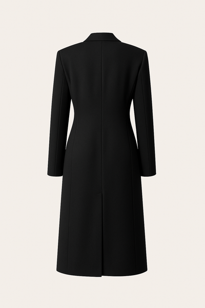 Women’s Long Wool Trench Coat | Classic Belted Winter Jacket